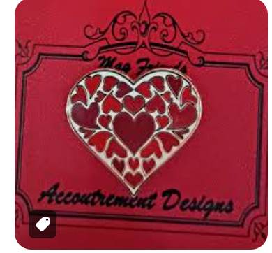Heart Needleminder--Red