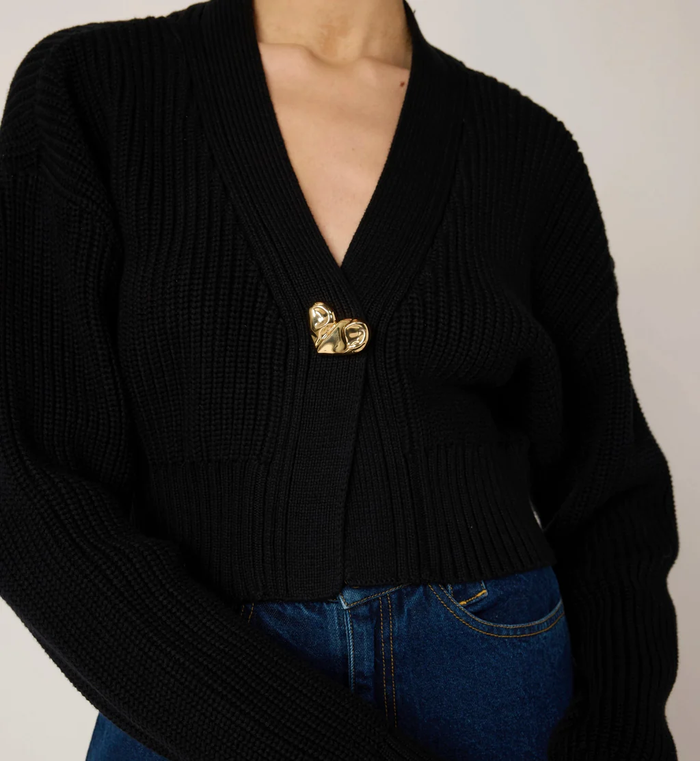 Heart Sweater Cardigan