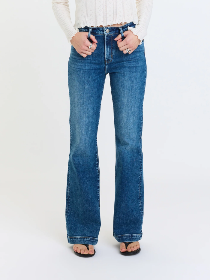 Heartbreaker Mid Rise Flare - Dusk