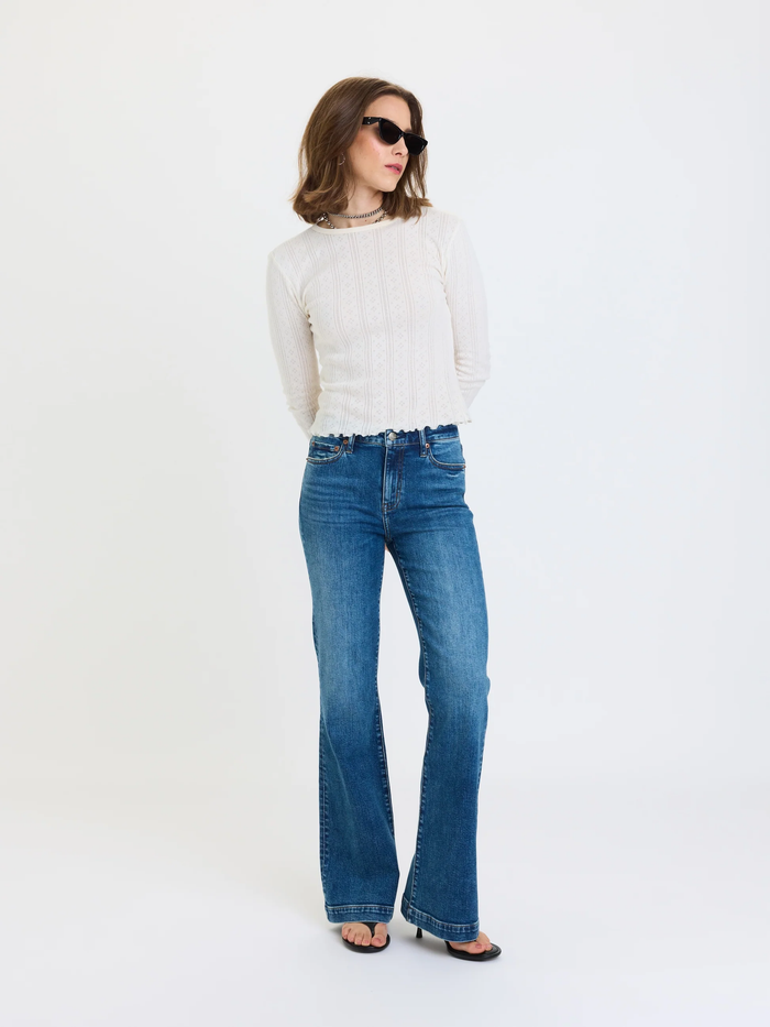 Heartbreaker Mid Rise Flare - Dusk