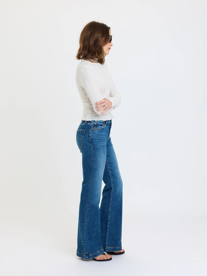 Heartbreaker Mid Rise Flare - Dusk