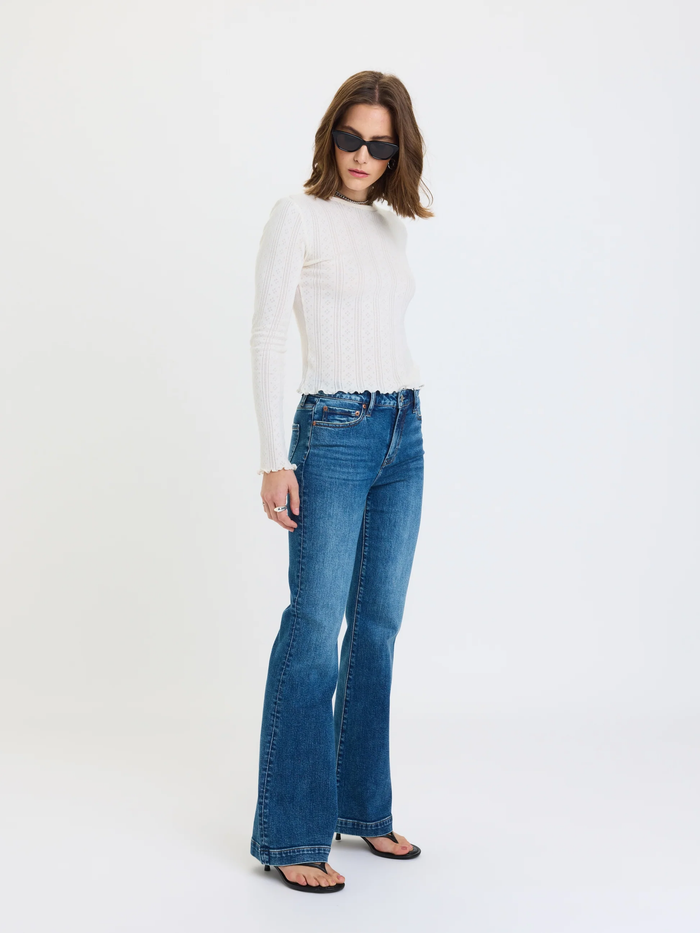 Heartbreaker Mid Rise Flare - Dusk