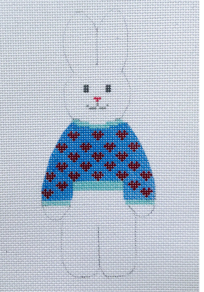 Hearts Sweater Bunny