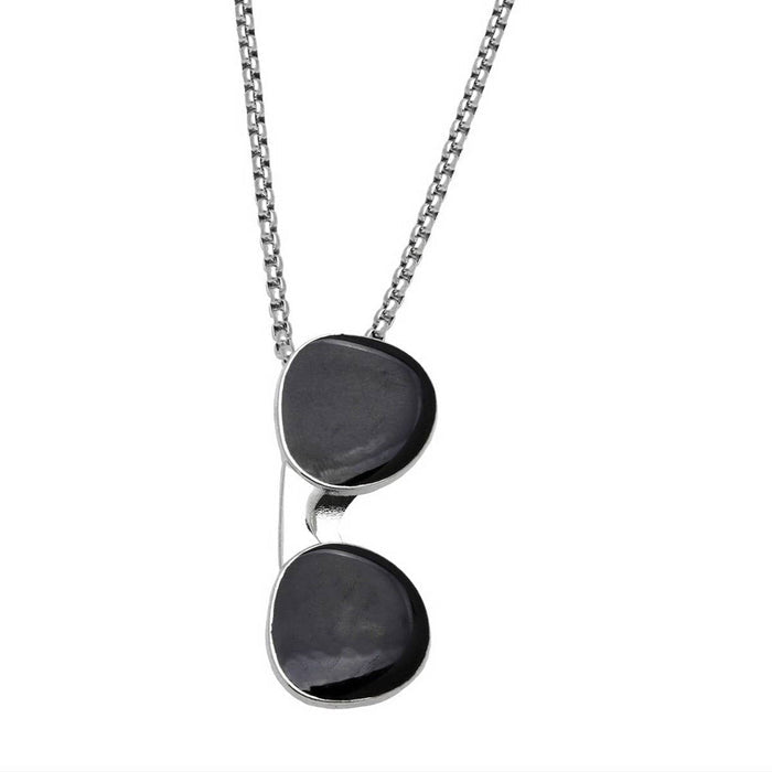 HIP HOP SUNGLASSES PENDANT NECKLACE_CWAJE0968