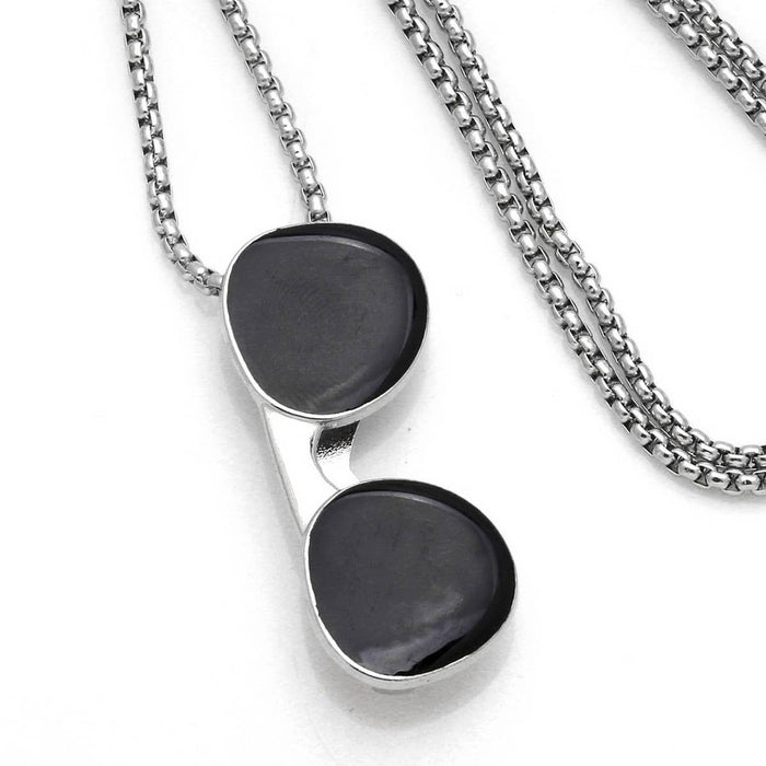 HIP HOP SUNGLASSES PENDANT NECKLACE_CWAJE0968