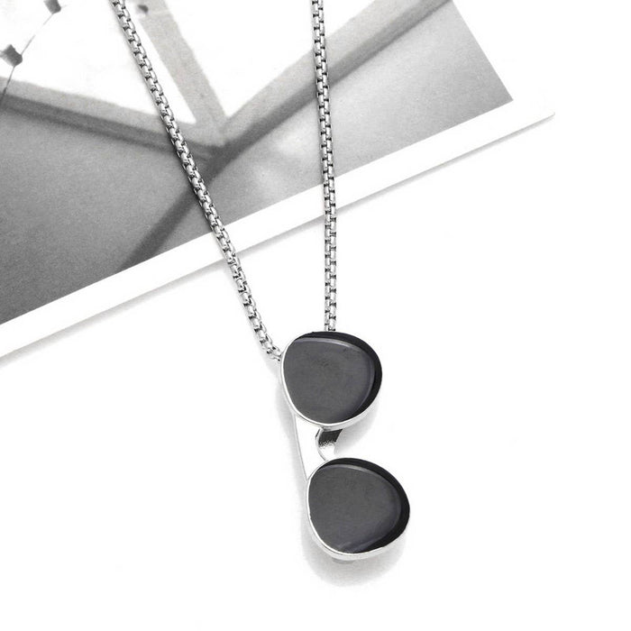 HIP HOP SUNGLASSES PENDANT NECKLACE_CWAJE0968