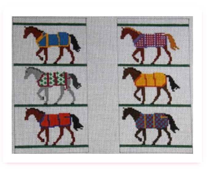 Horse Blankets Eyeglass Case