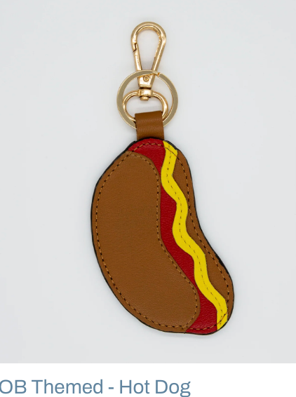 Hot Dog Key Fob
