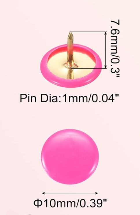 Hot Pink Tacks