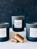 It's a philly thing | italian bread soy wax candle by en mer