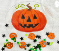 Jack o Lantern on Sparkly