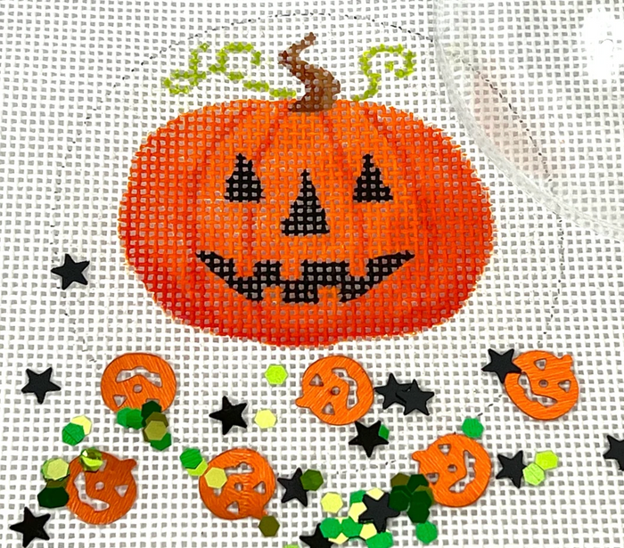 Jack o Lantern on Sparkly