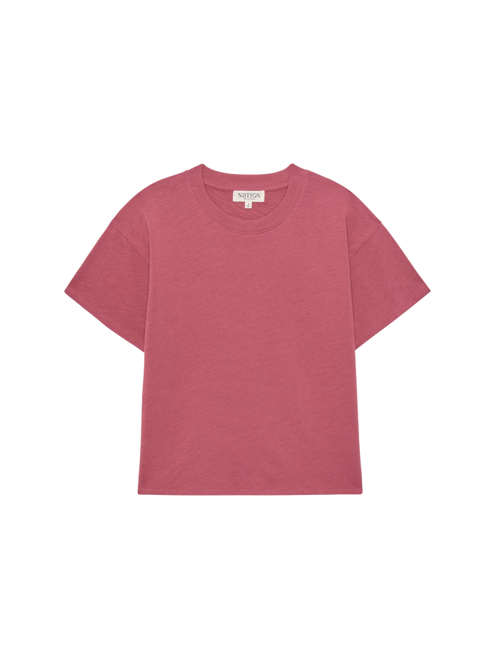 Jessa Boxy Crop Tee
