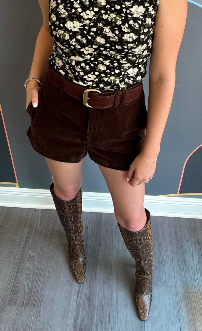 Juliette Corduroy Shorts