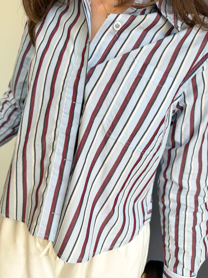 June Crop Button Up