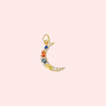 Kaleidoscope Moon Charm