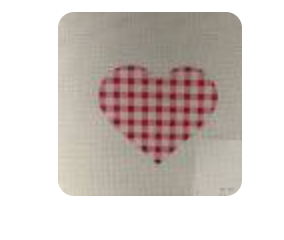 Kate Dickerson Mini Gingham Heart