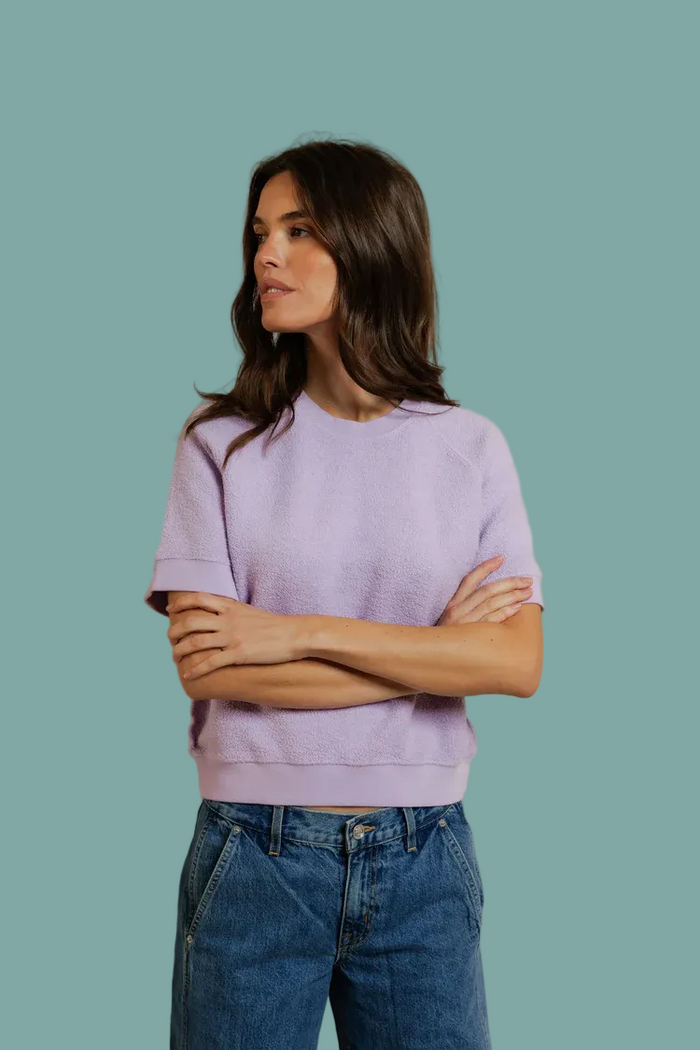 Kennedy Fleece Short Sleeve Sweatshirt