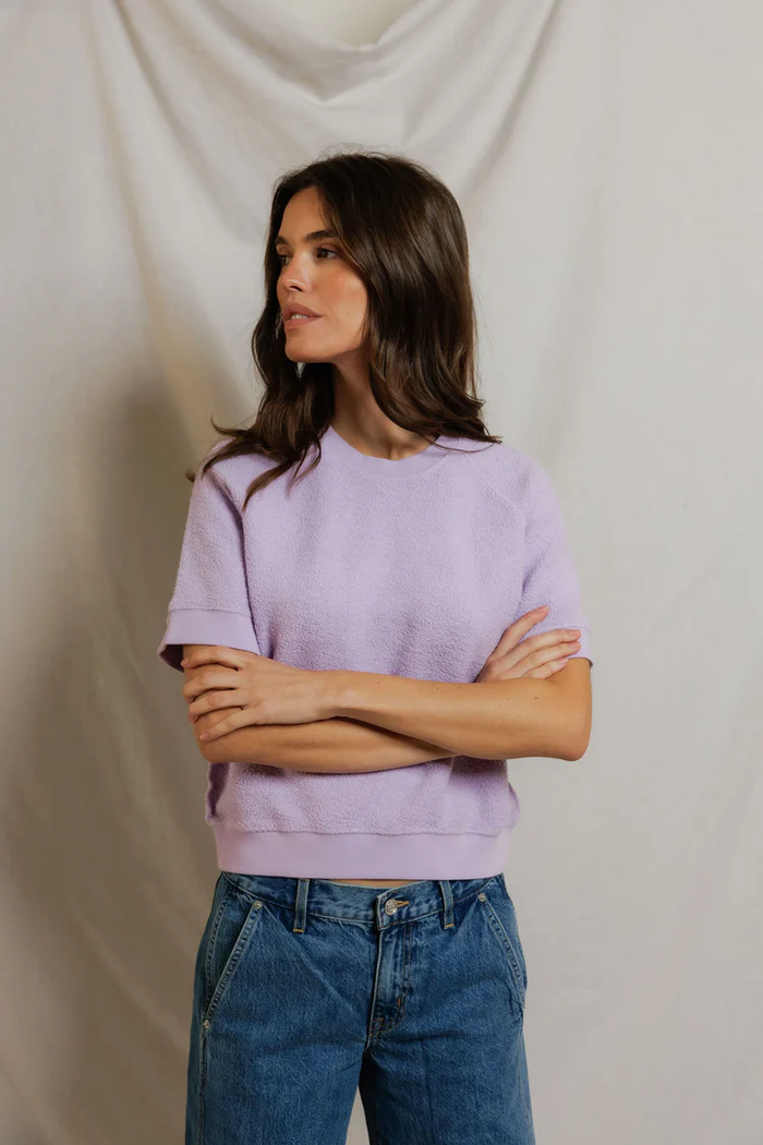 Kennedy Fleece Short Sleeve Sweatshirt