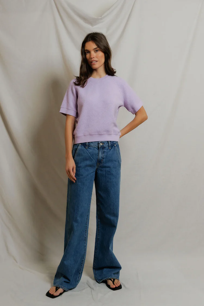Kennedy Fleece Short Sleeve Sweatshirt