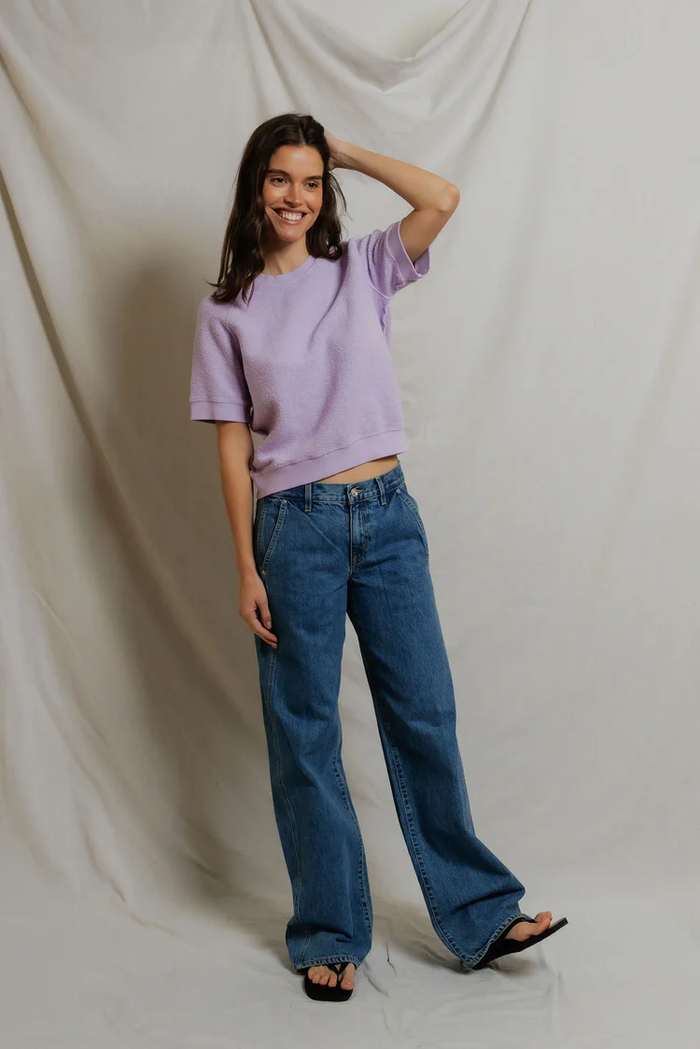 Kennedy Fleece Short Sleeve Sweatshirt