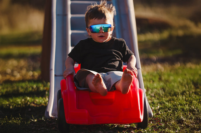 Kids Lazer Face Sunglasses: Stars and Stripes