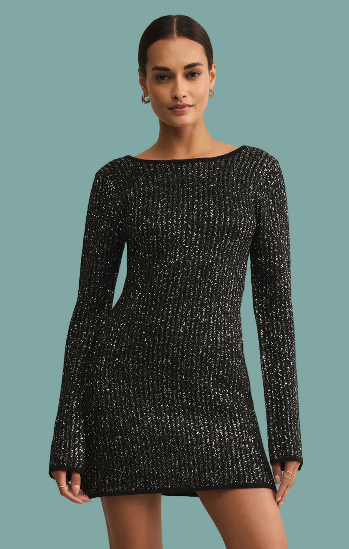 La Marca Sequin Mini Dress