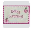 Lady Bug Baby Sleeping Sign