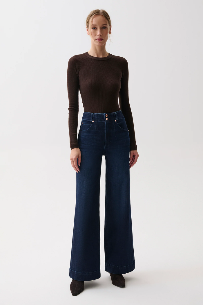 Lana High Rise Ultra Wide Leg - Starstruck