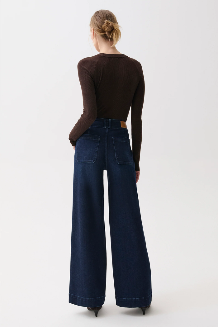 Lana High Rise Ultra Wide Leg - Starstruck