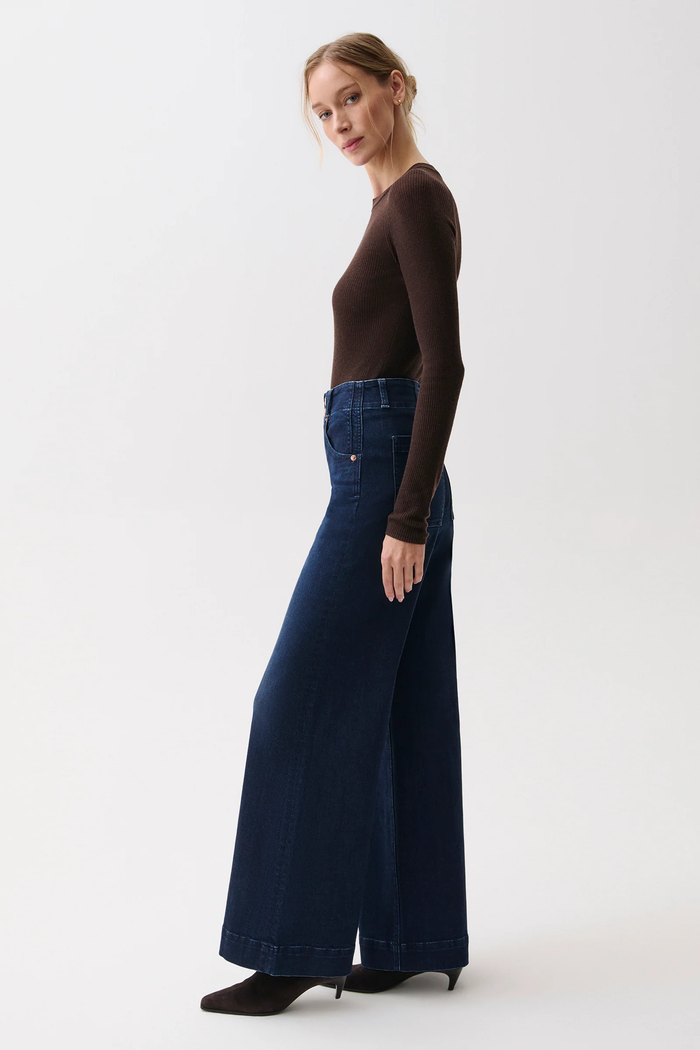 Lana High Rise Ultra Wide Leg - Starstruck