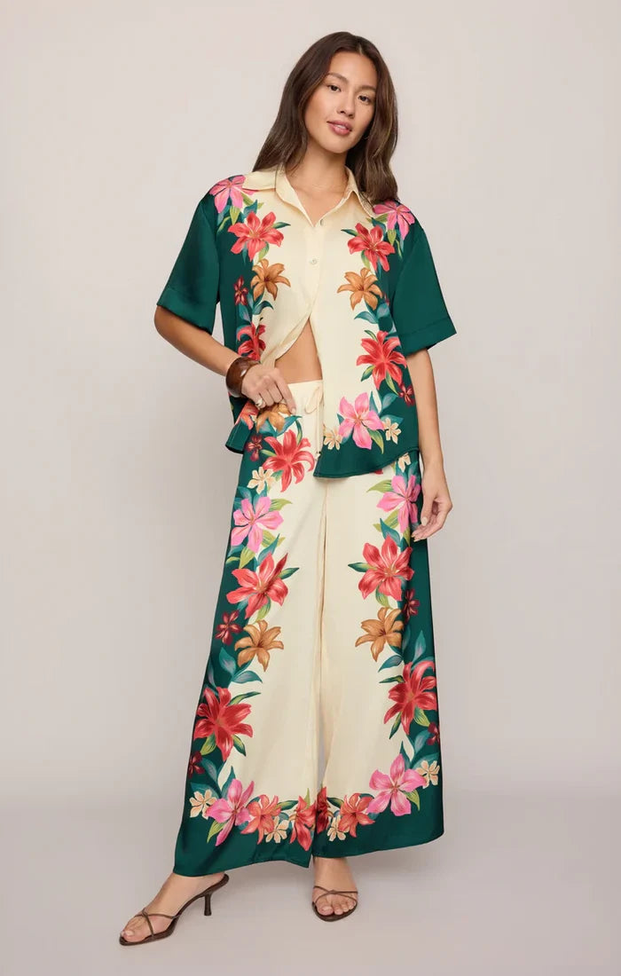 Lani Kiwi Button Up