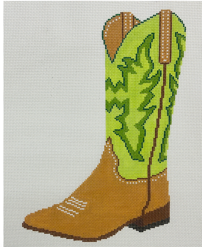 Large Green Cowboy Boot