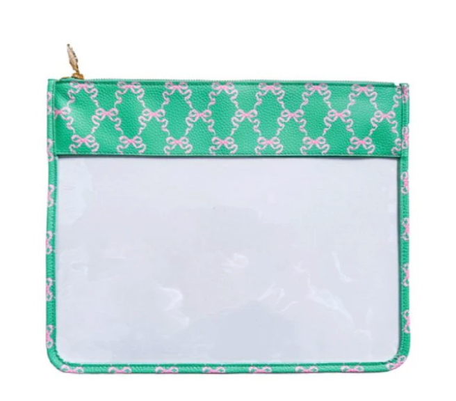 Large Hannah Bow Ribbon Trellis Project Bag