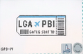 LGA-PBI Plane Ticket