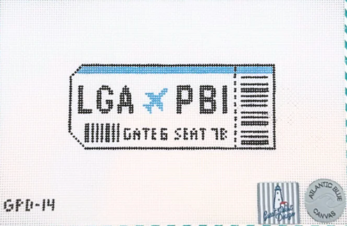 LGA-PBI Plane Ticket