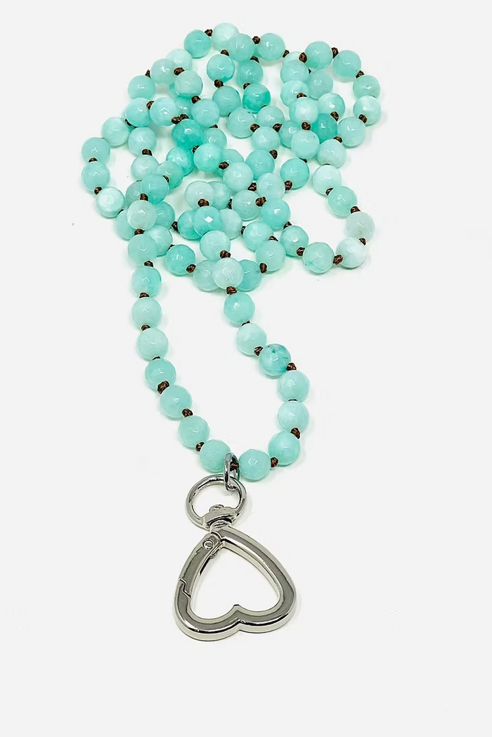 Light Green Turquoise-Gemstone Chatelaine