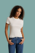 Lili Cashmere Rib Tee