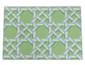 Lime Canning Pattern Clutch