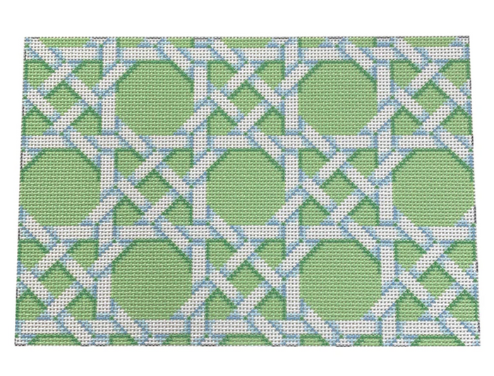 Lime Canning Pattern Clutch