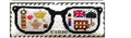 London Eyeglass Ornament