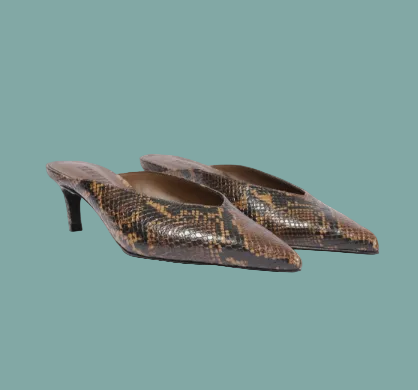 Loren Mid Leather Pump