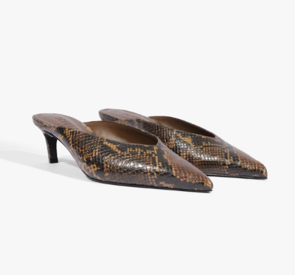 Loren Mid Leather Pump