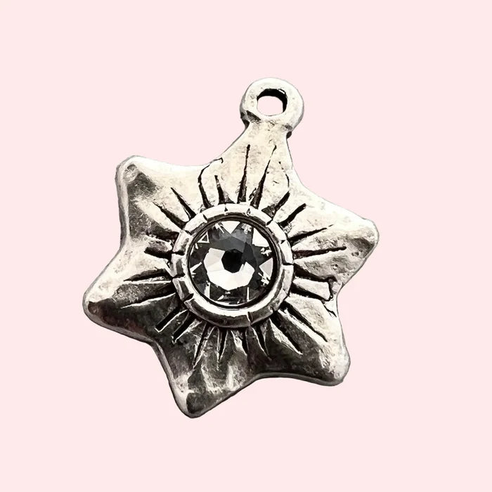 Lucky Star Charm - Silver