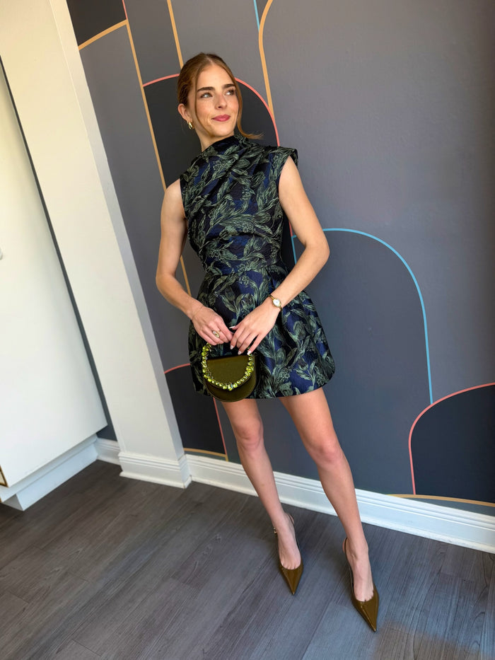 Luella Asymmetric Mini Dress