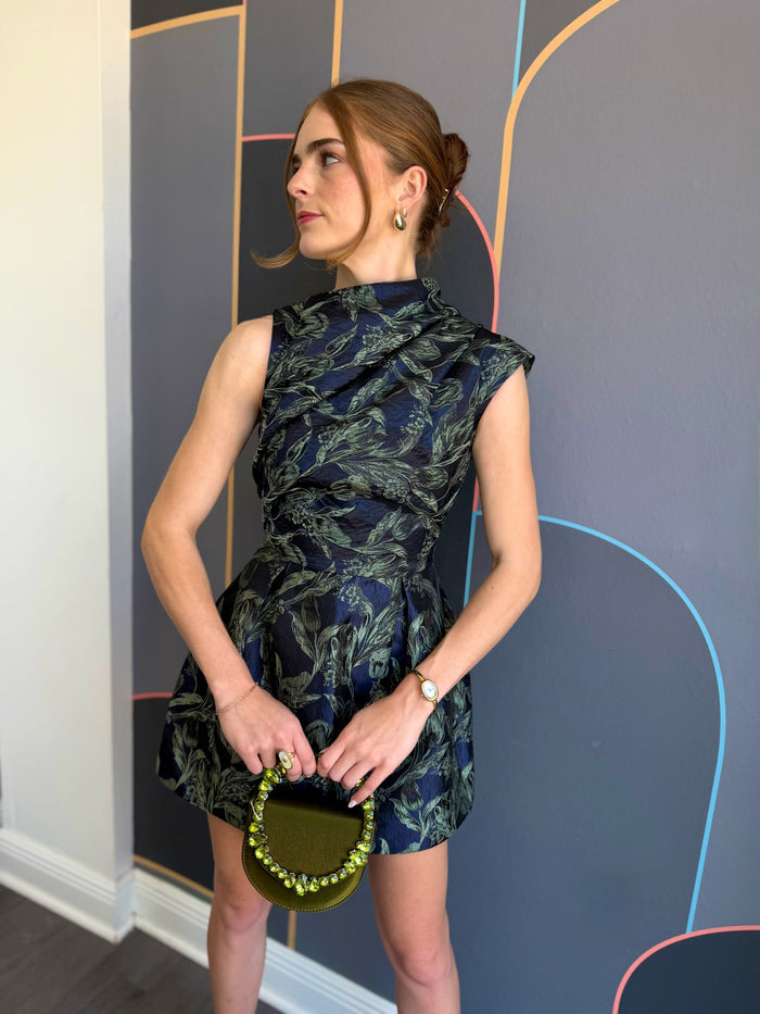 Luella Asymmetric Mini Dress