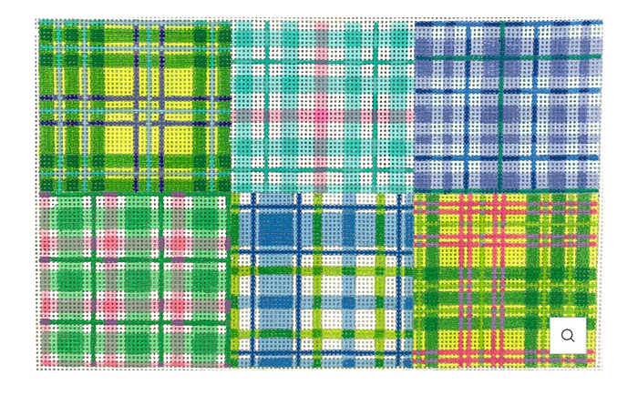 Madras Plaid Clutch