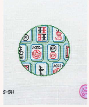 Mahjong Tiles Round