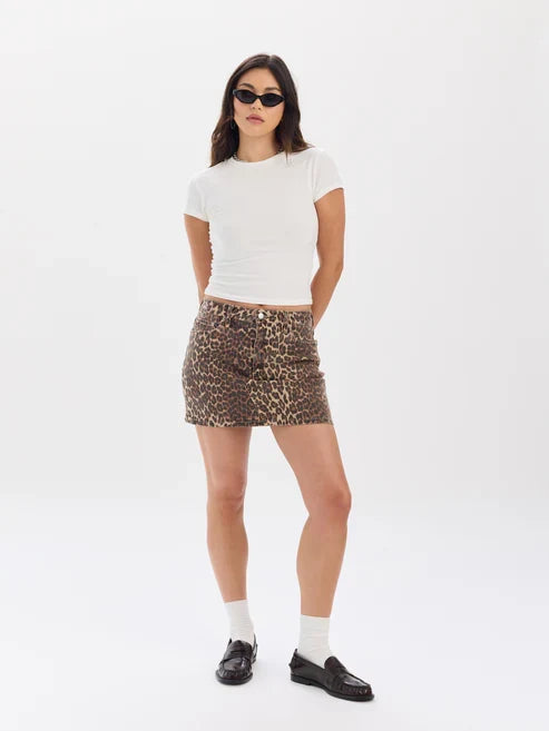 Malibu Mini Mid Waist Mini - Cool Cat
