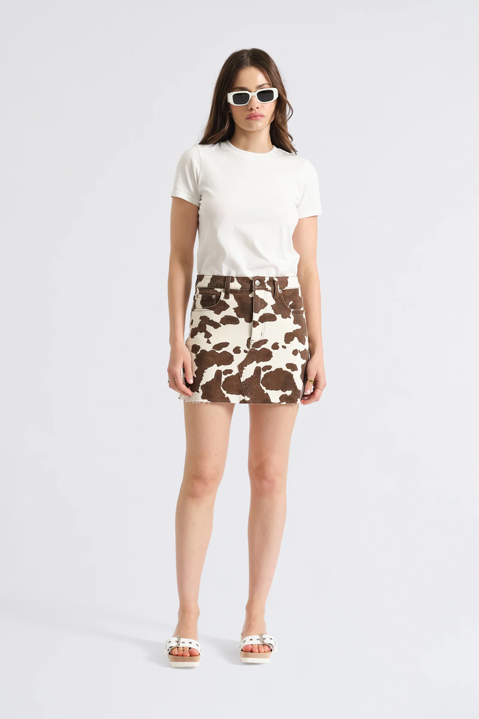 Malibu Mini Skirt - Spotted